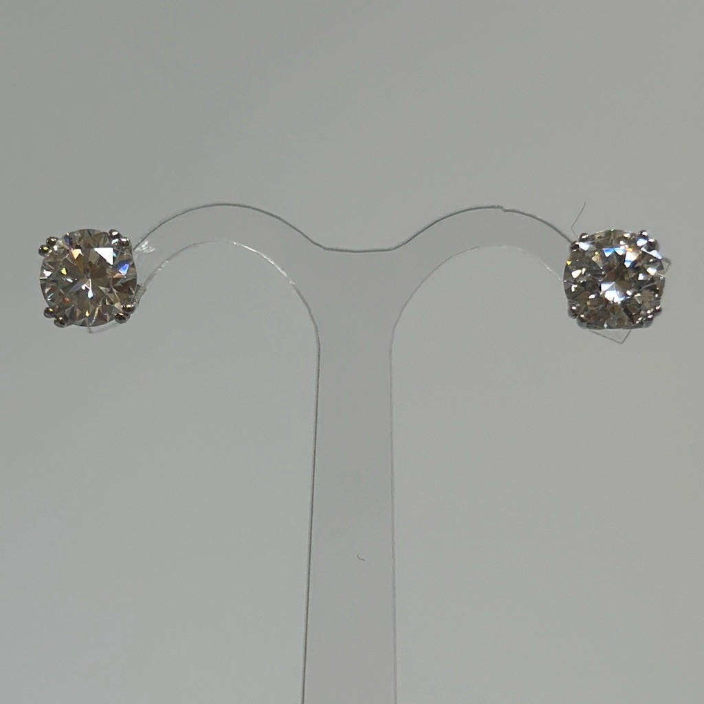 14k Real Solid Gold White Tanzanite Earrings